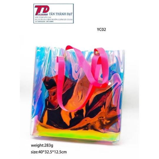 Túi Đựng Ly Màu Hologram – Siêu Hot Trend